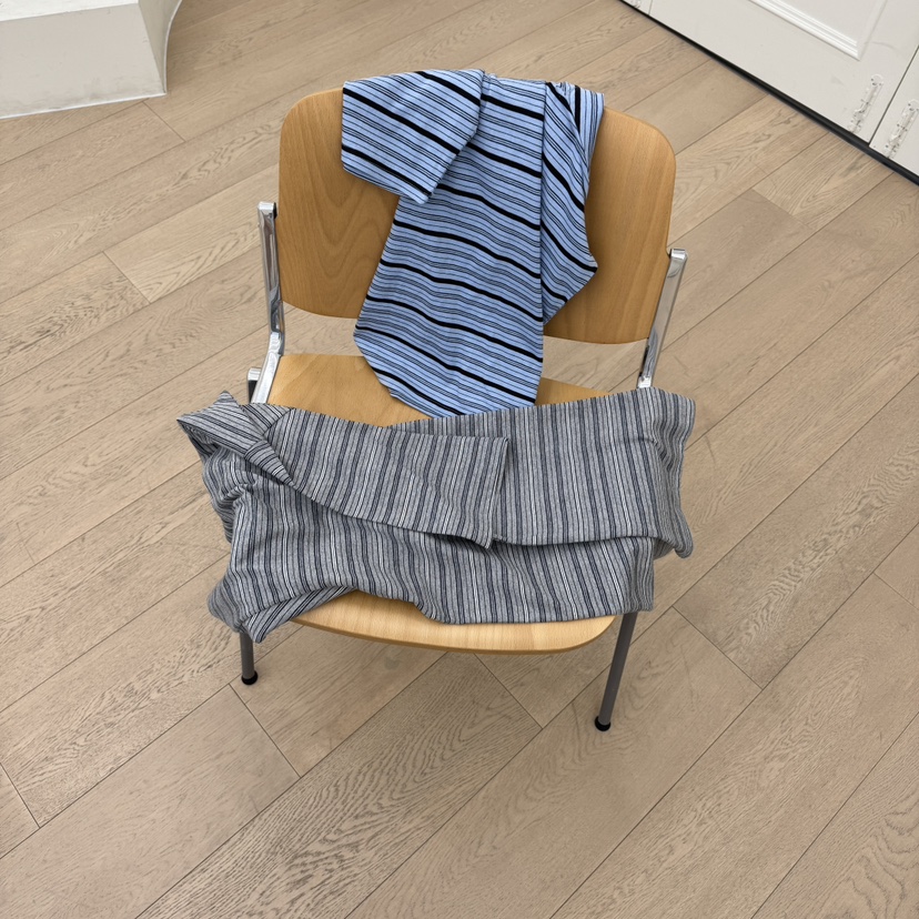 LUMIPLE韓國東大門直郵女裝新品人氣26春夏職業連衣裙條紋LUMIPLE連衣裙