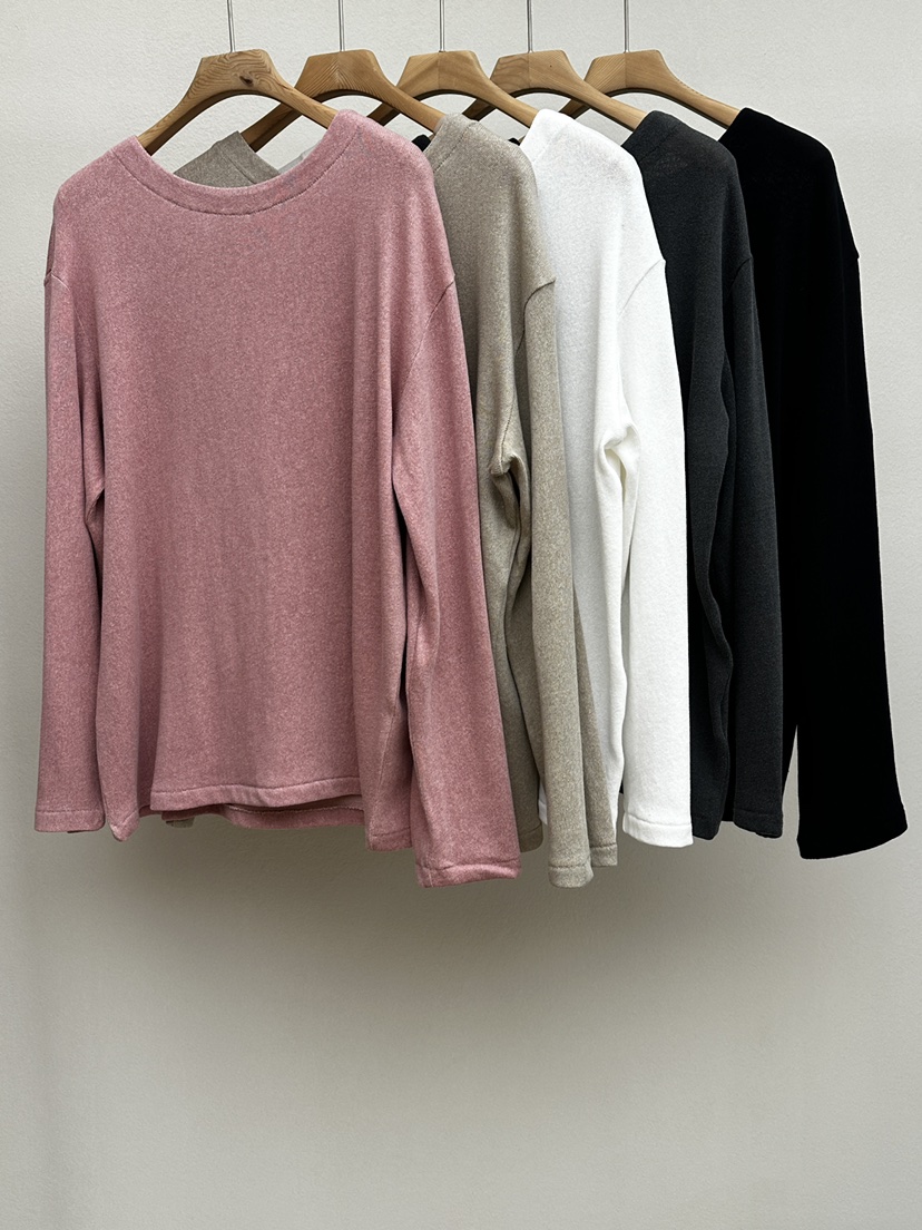 EFFERVESCENT韓國代購女裝新品職業熱賣推薦休閑26春夏長袖T恤evc/effervescent長袖T恤