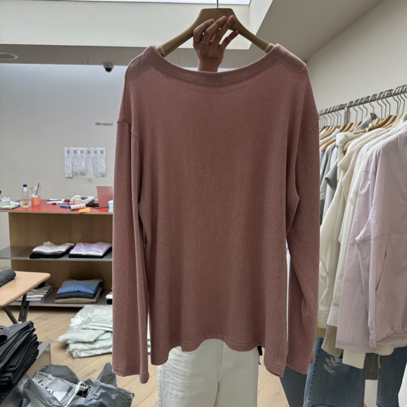 EFFERVESCENT韓國代購女裝新品職業熱賣推薦休閑26春夏長袖T恤evc/effervescent長袖T恤