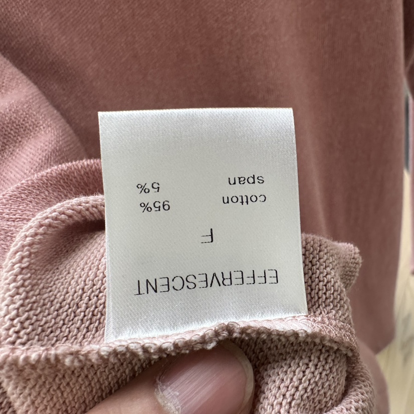 EFFERVESCENT韓國代購女裝新品職業熱賣推薦休閑26春夏長袖T恤evc/effervescent長袖T恤