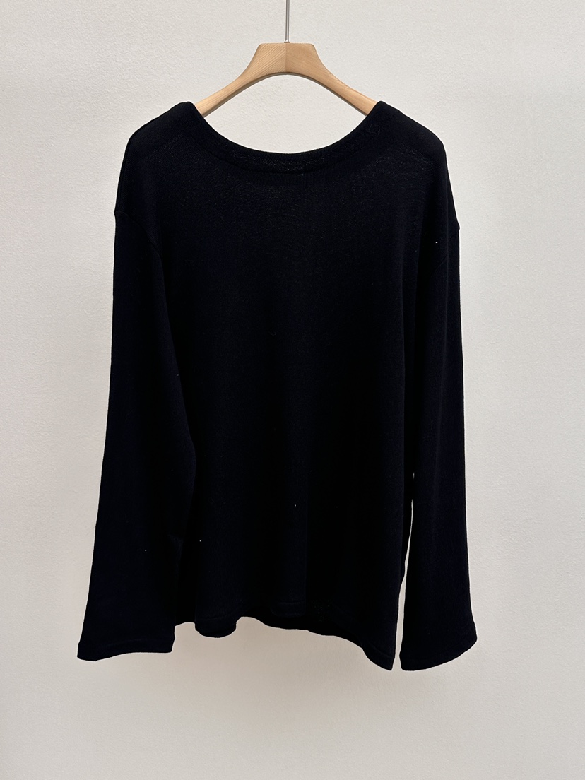 EFFERVESCENT韓國代購女裝新品職業熱賣推薦休閑26春夏長袖T恤evc/effervescent長袖T恤圖色5黑色