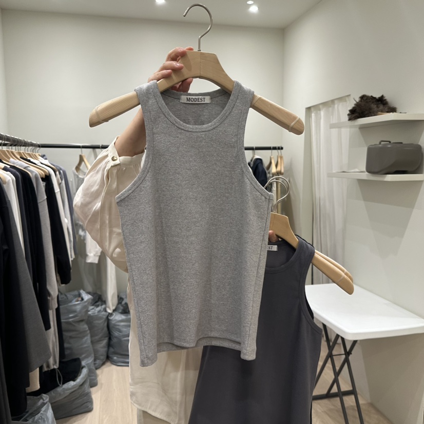 NOTTINGHAM/AVECNOUS韓國直郵女裝新款休閑熱賣吊帶背心MODEST/NOTTINGHAM吊帶/背心圖色3