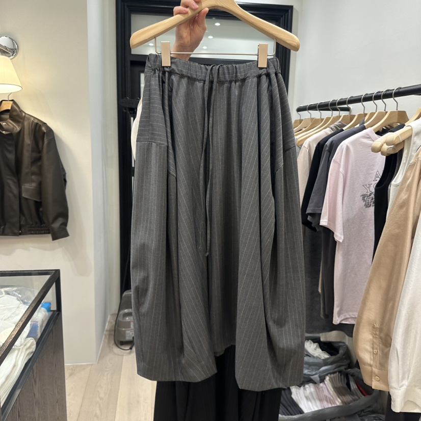 NOTTINGHAM/AVECNOUS韓國代購女士新款26春夏人氣休閑長裙MODEST/NOTTINGHAM長裙圖色1