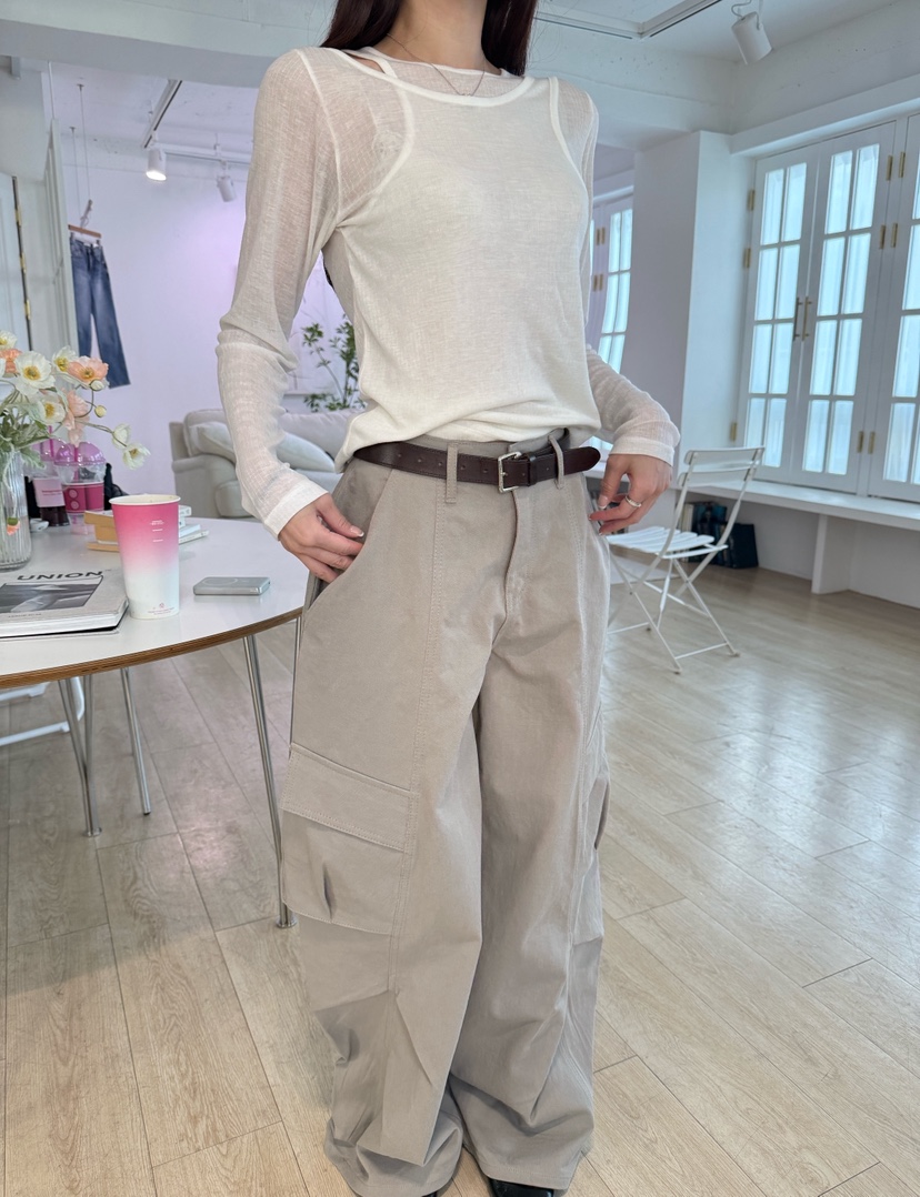 LUMIPLE韓國直郵女士新品人氣時尚熱賣休閑長袖T恤假兩件LUMIPLE長袖T恤