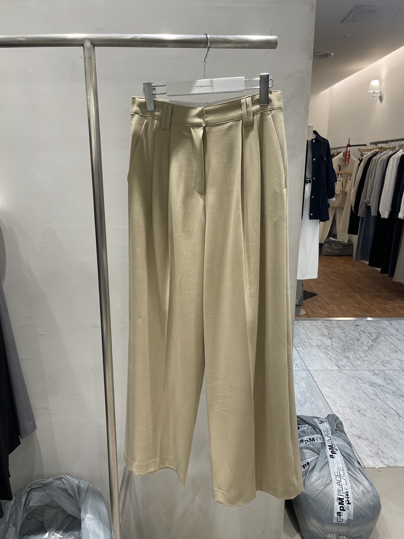 THE SECOND GROW/QUEENSRABBIT韓國直郵女裝新款人氣休閑褲腰帶THE SECOND GROW/QUEENSRABBIT休閑褲圖色1