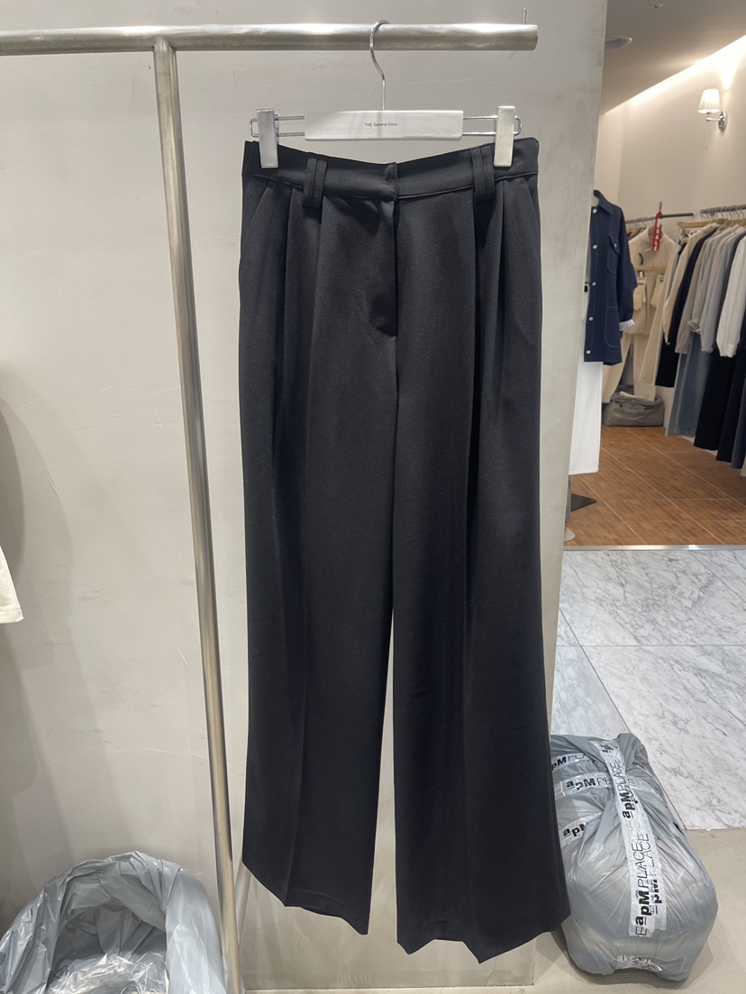 THE SECOND GROW/QUEENSRABBIT韓國直郵女裝新款人氣休閑褲腰帶THE SECOND GROW/QUEENSRABBIT休閑褲圖色3