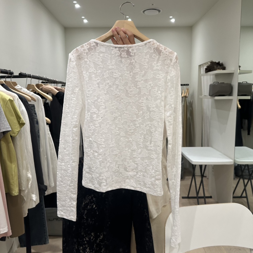 NOTTINGHAM/AVECNOUS韓國東大門代購女士新款26春夏襯衫蕾絲衫迷彩MODEST/NOTTINGHAM襯衫/蕾絲衫