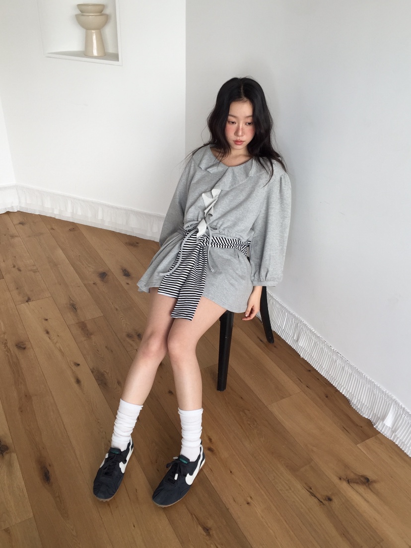 LOVE MOMENT韓國直郵女士新品熱賣職業真品連衣裙荷葉邊LOVE MOMENT連衣裙