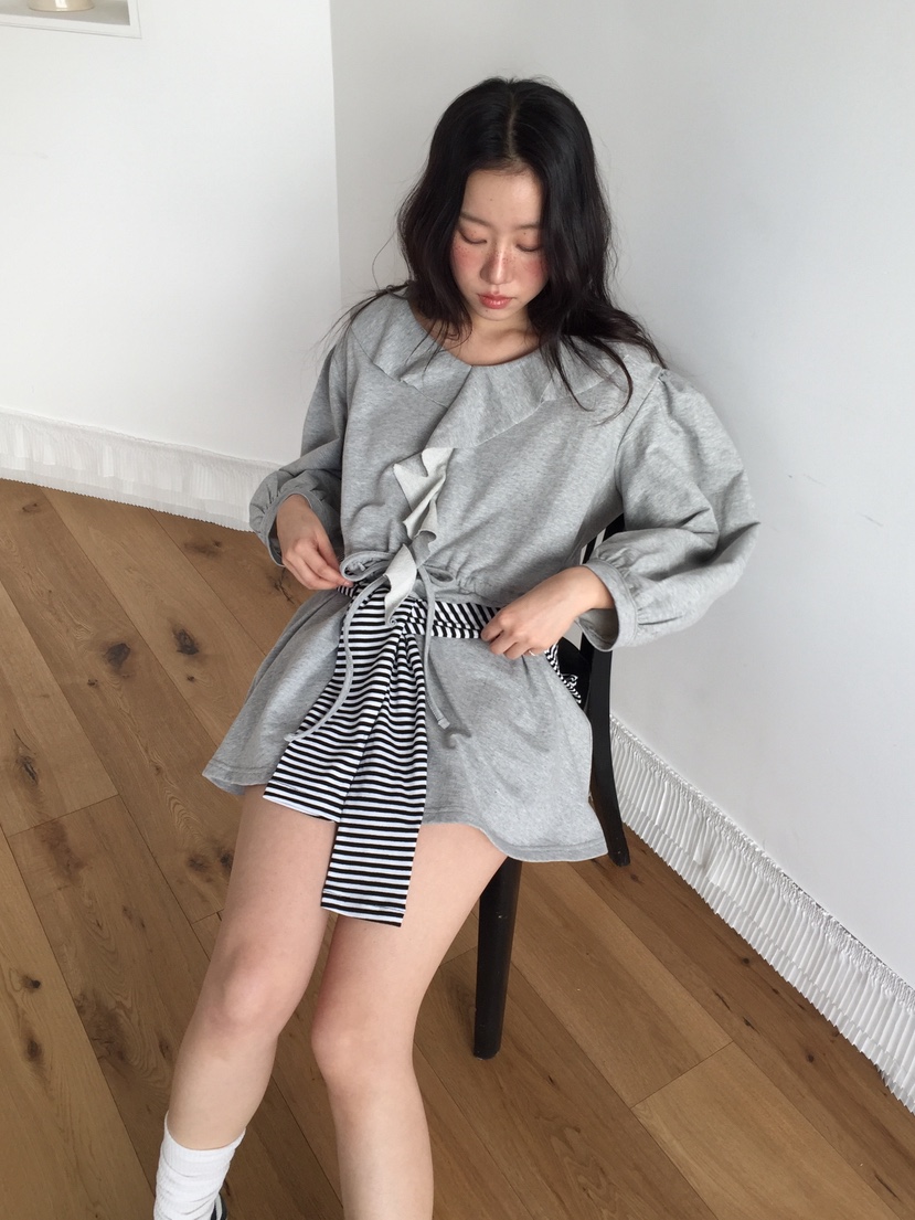 LOVE MOMENT韓國直郵女士新品熱賣職業真品連衣裙荷葉邊LOVE MOMENT連衣裙