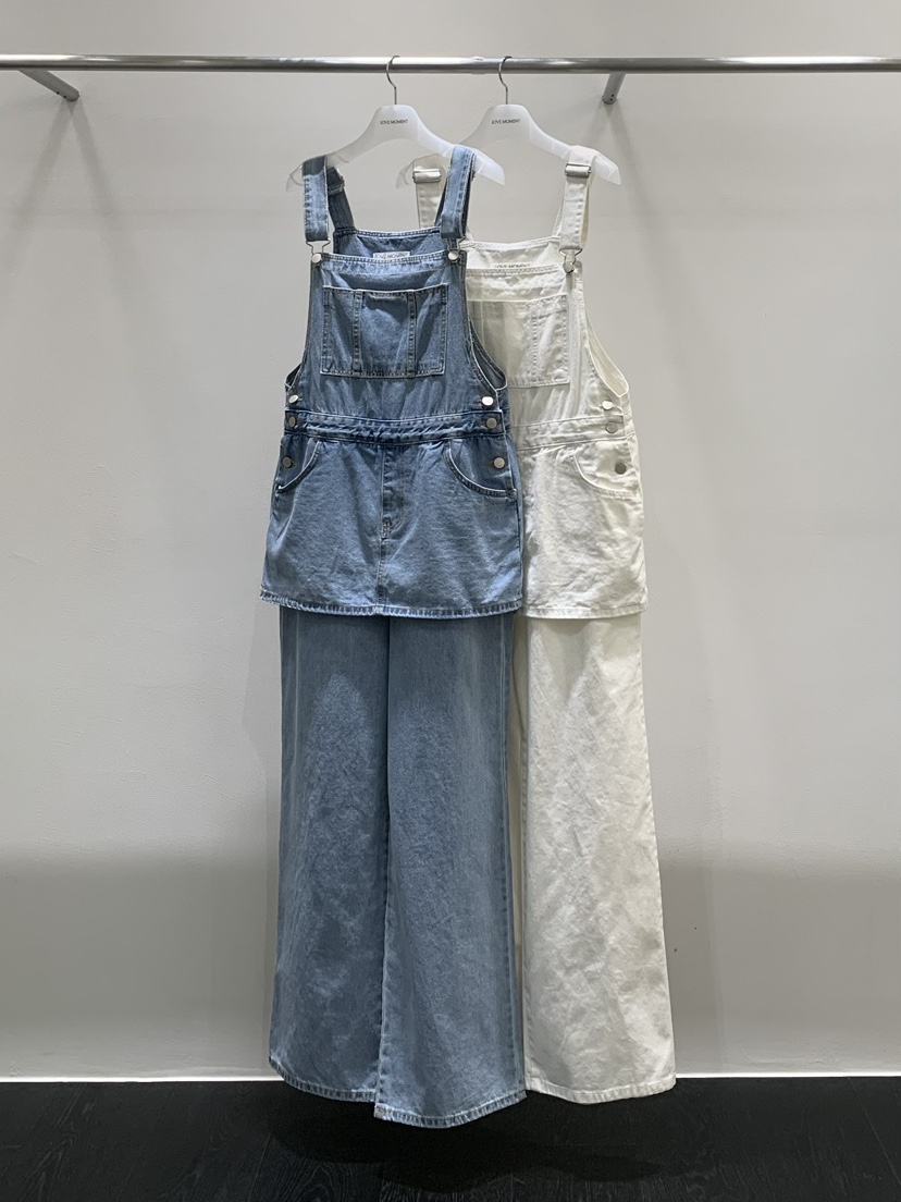 LOVE MOMENT東大門代購女裝新款休閑職業人氣背帶褲裹身裙LOVE MOMENT背帶褲