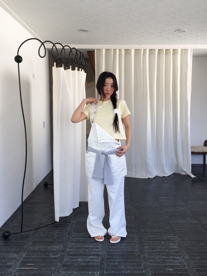 LOVE MOMENT東大門代購女裝新款休閑職業人氣背帶褲裹身裙LOVE MOMENT背帶褲