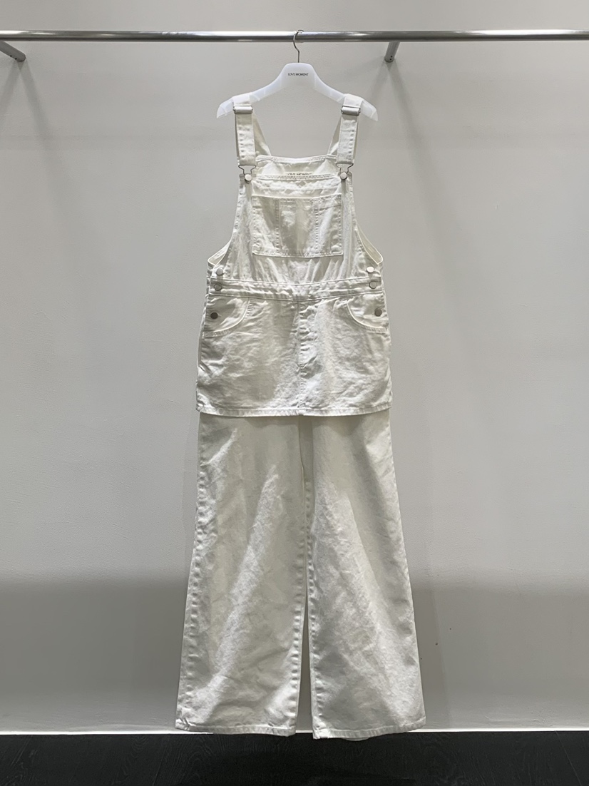 LOVE MOMENT東大門代購女裝新款休閑職業人氣背帶褲裹身裙LOVE MOMENT背帶褲圖色2