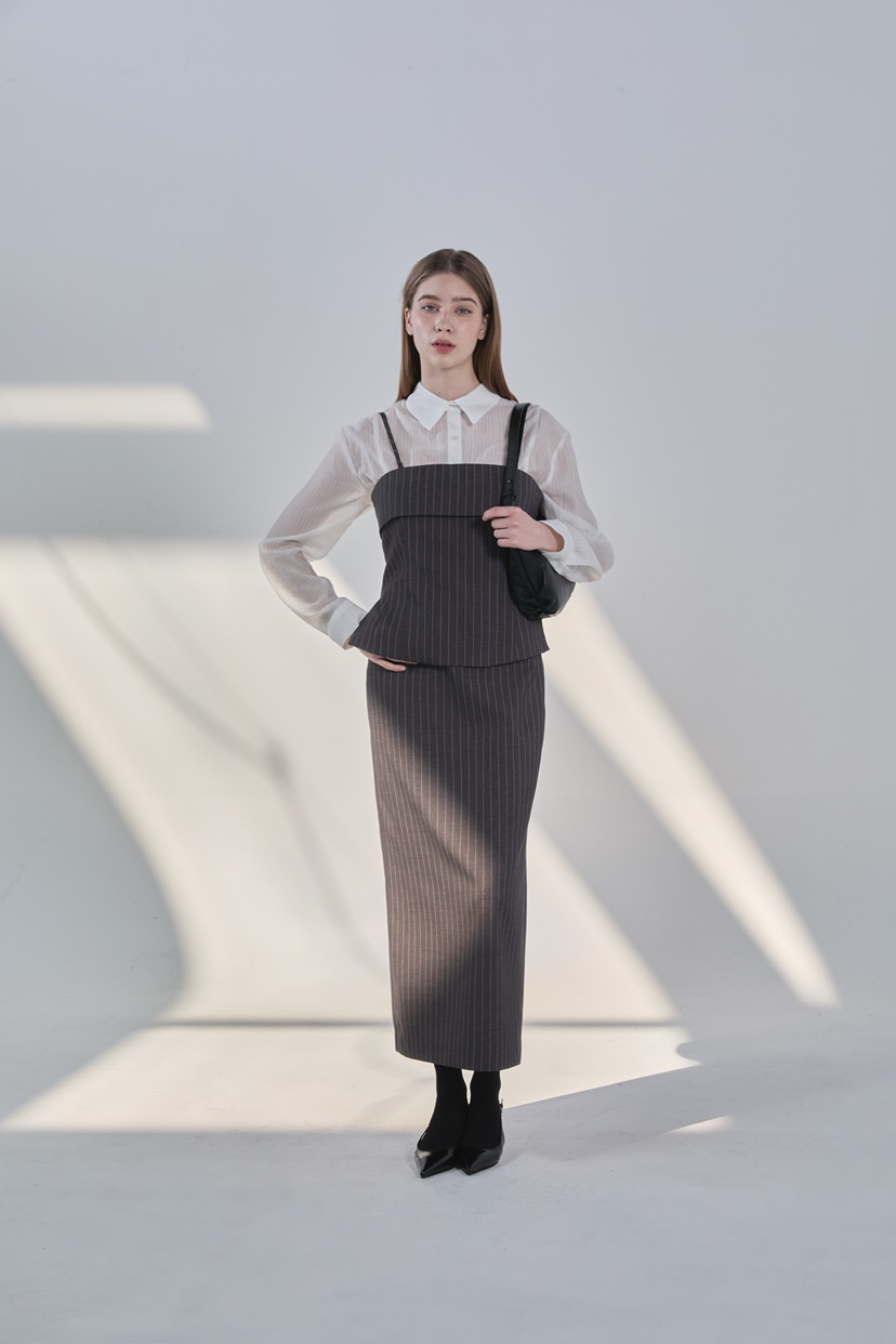 2ND GATE東大門實拍女裝新品推薦休閑26春夏職業真品長裙2ND GATE長裙