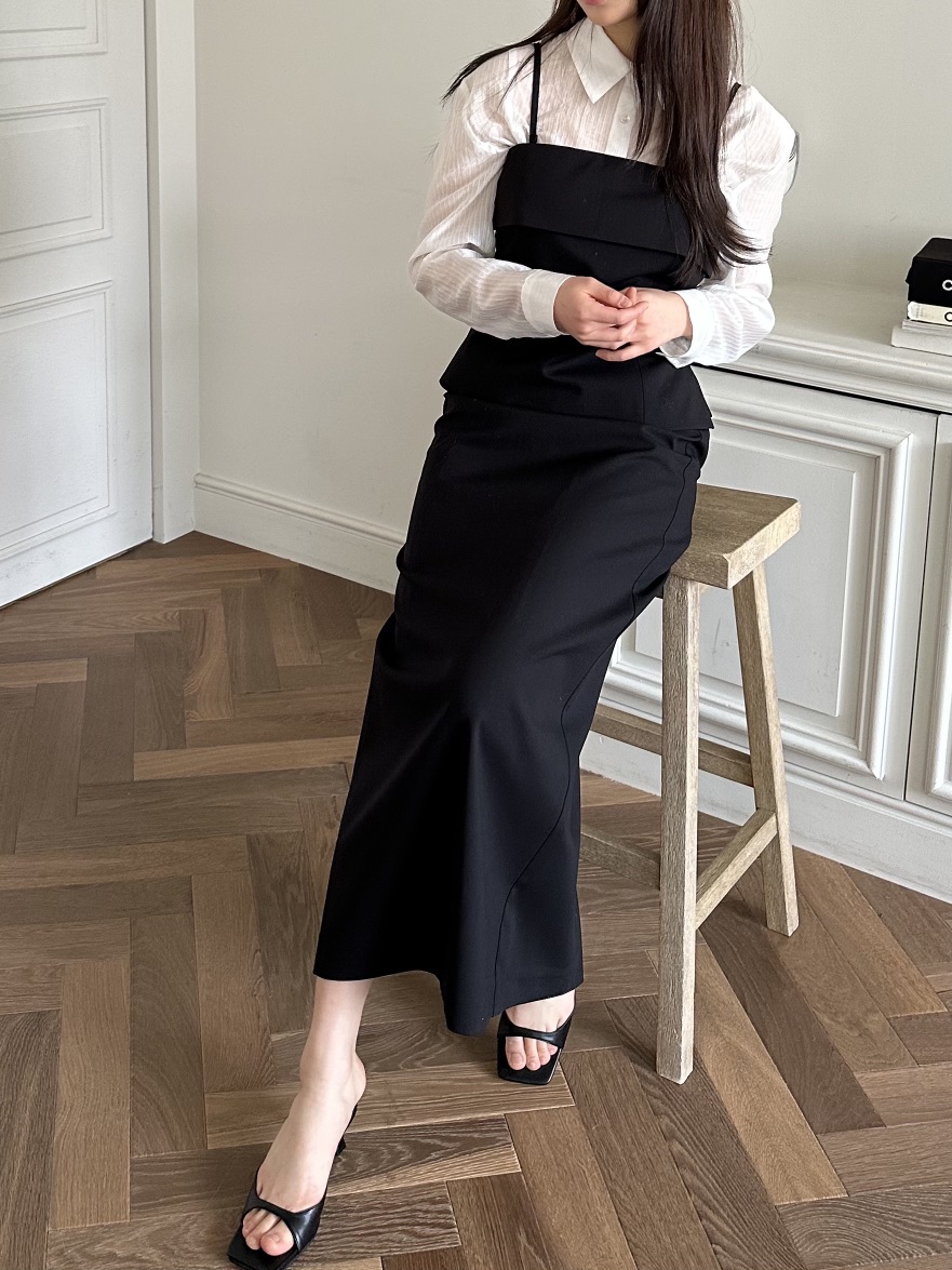 2ND GATE東大門實拍女裝新品推薦休閑26春夏職業真品長裙2ND GATE長裙