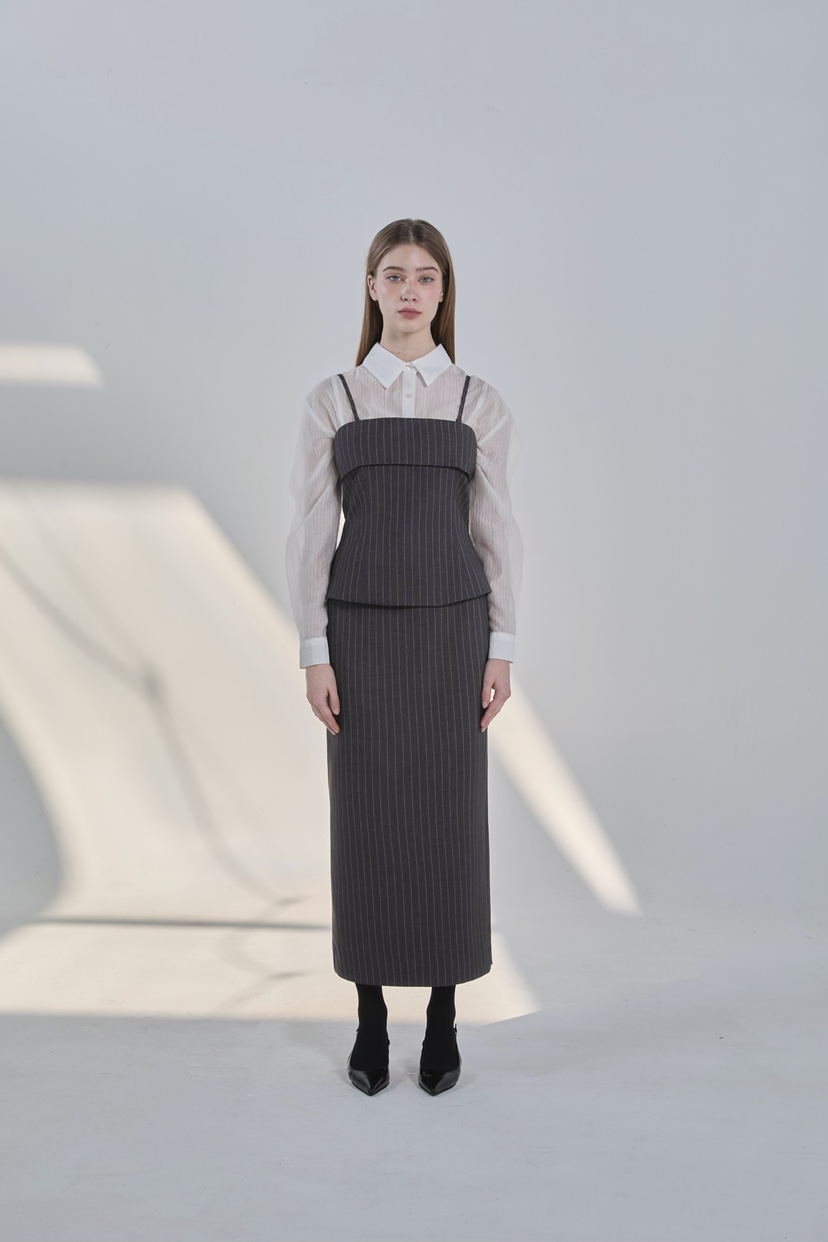 2ND GATE東大門實拍女裝新品推薦休閑26春夏職業真品長裙2ND GATE長裙圖色2