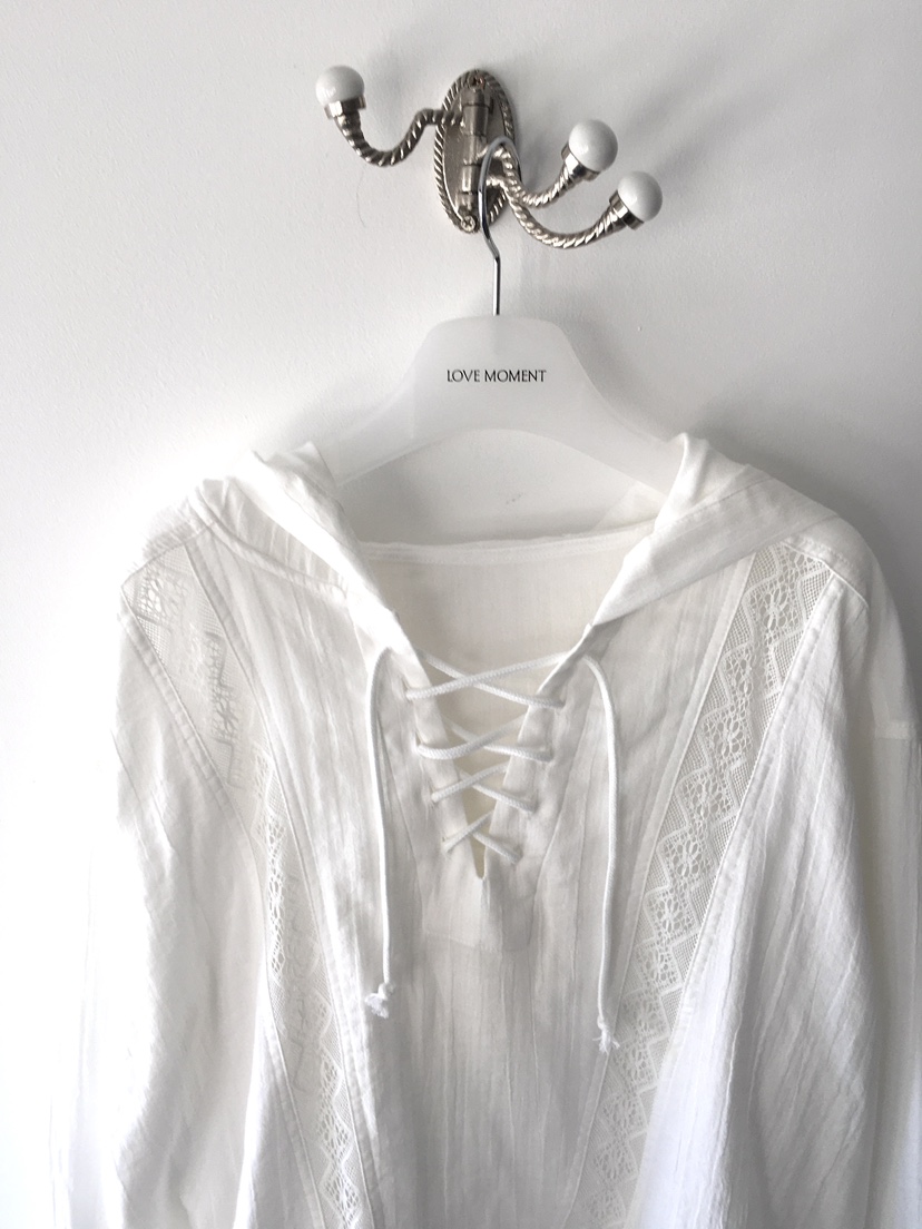 LOVE MOMENT韓國直郵女士新品人氣真品襯衫蕾絲衫蕾絲連帽LOVE MOMENT襯衫/蕾絲衫