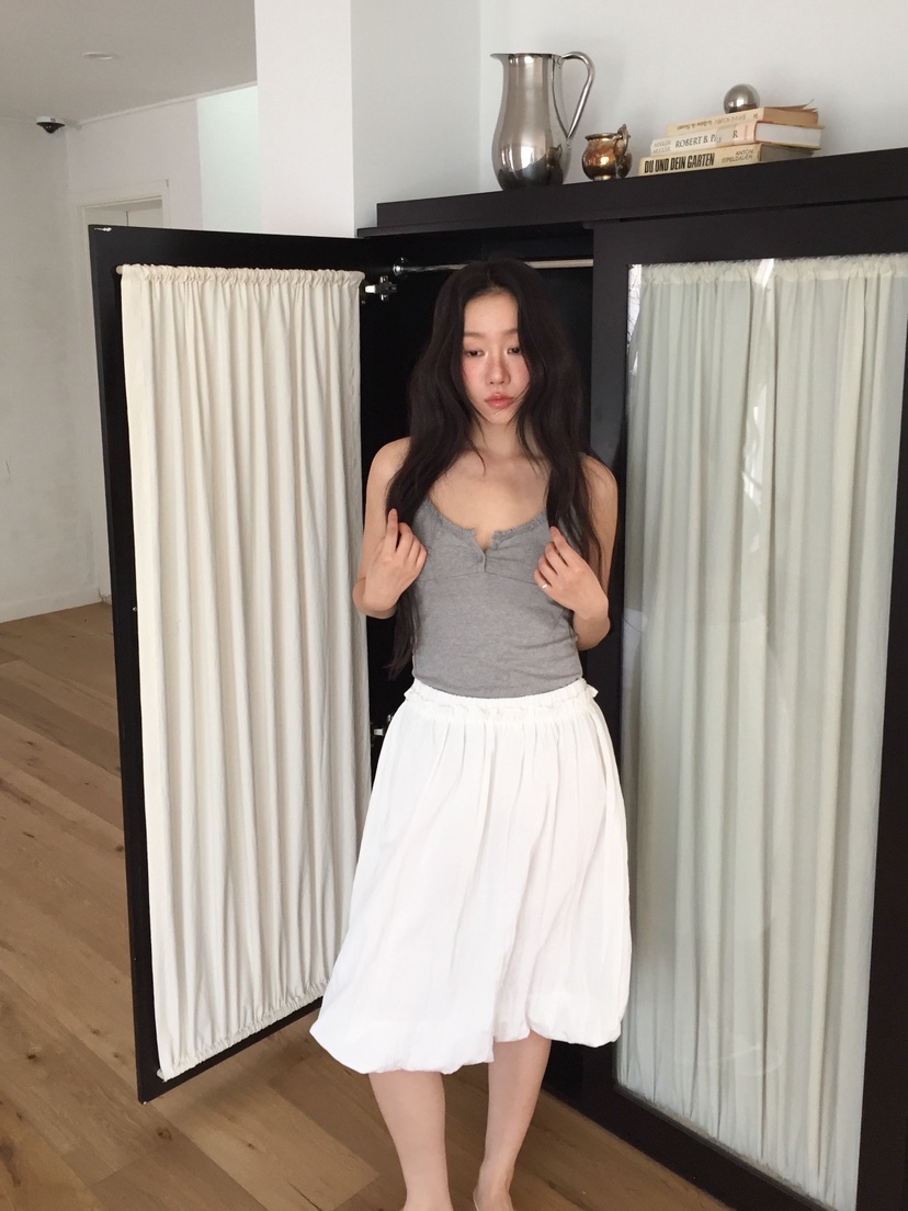 LOVE MOMENT東大門直郵女裝新品26春夏半身裙中短裙南瓜裙LOVE MOMENT半身裙/中短裙