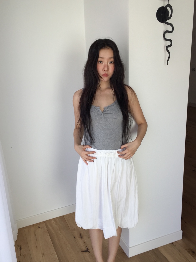 LOVE MOMENT東大門直郵女裝新品26春夏半身裙中短裙南瓜裙LOVE MOMENT半身裙/中短裙