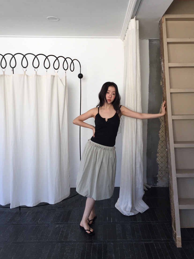 LOVE MOMENT東大門直郵女裝新品26春夏半身裙中短裙南瓜裙LOVE MOMENT半身裙/中短裙