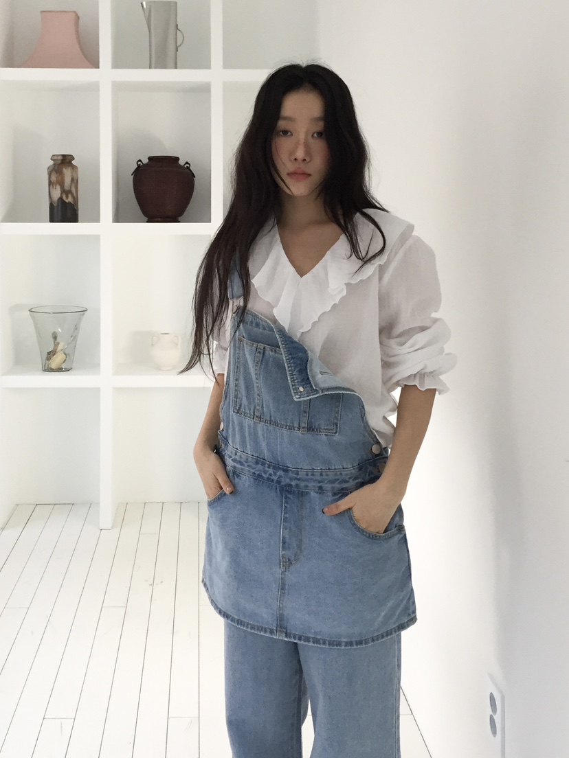 LOVE MOMENT韓國代購女裝新品休閑推薦熱賣26春夏襯衫蕾絲衫LOVE MOMENT襯衫/蕾絲衫