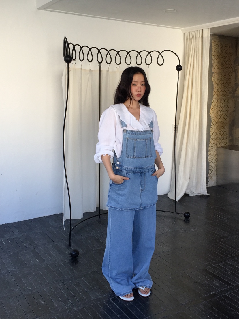 LOVE MOMENT韓國代購女裝新品休閑推薦熱賣26春夏襯衫蕾絲衫LOVE MOMENT襯衫/蕾絲衫