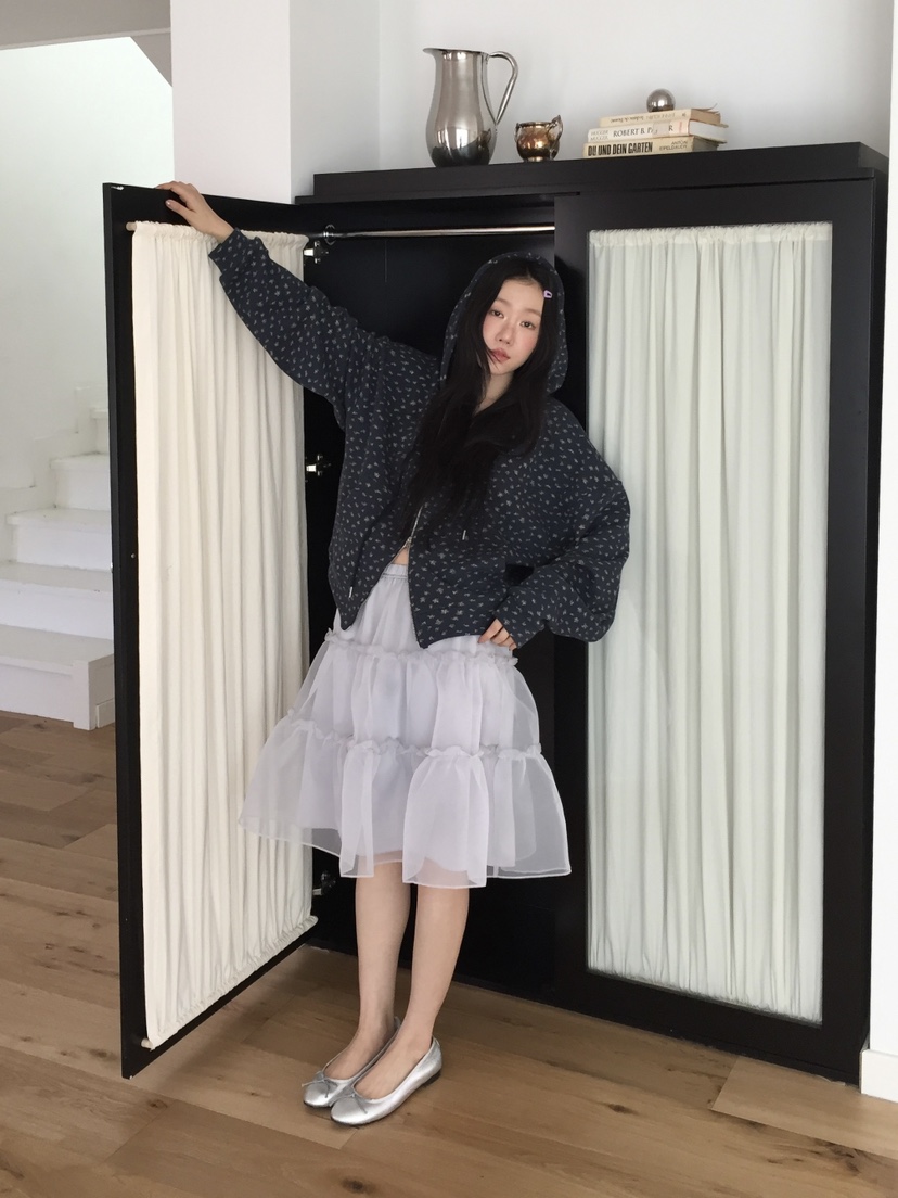 LOVE MOMENT東大門直郵女裝新款真品人氣半身裙中短裙緞面LOVE MOMENT半身裙/中短裙