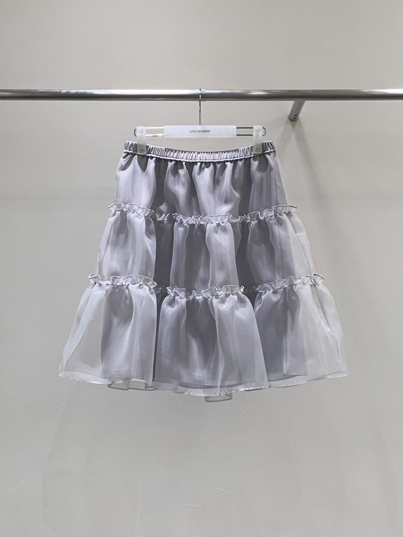 LOVE MOMENT東大門直郵女裝新款真品人氣半身裙中短裙緞面LOVE MOMENT半身裙/中短裙圖色2