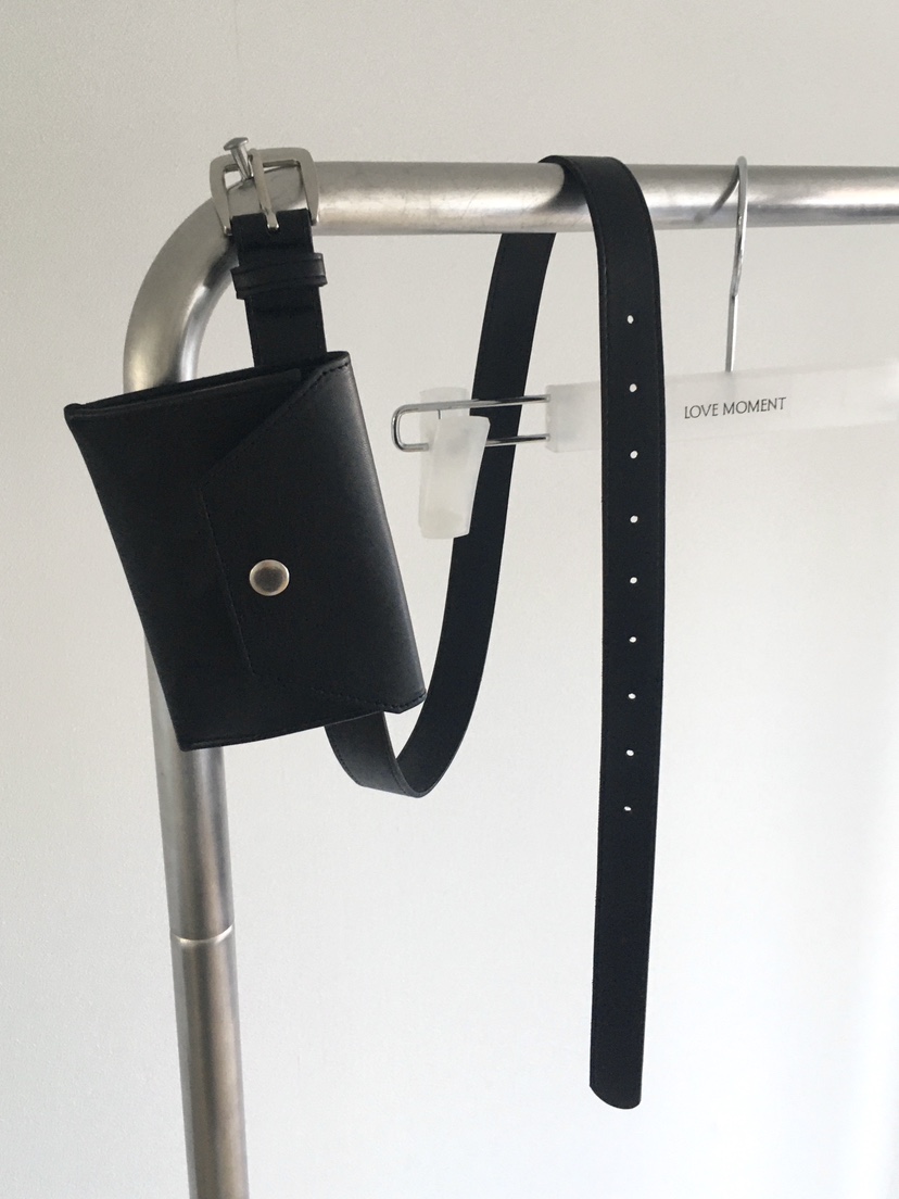 LOVE MOMENT韓國直郵女裝新款真品26春夏時尚推薦腰包口袋LOVE MOMENT腰包