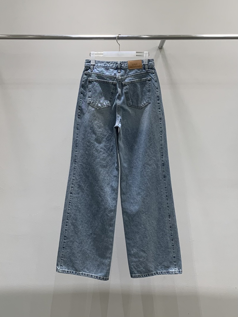 LOVE MOMENT韓國代購女士新品休閑人氣時尚熱賣真品牛仔褲LOVE MOMENT牛仔褲