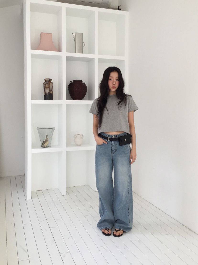 LOVE MOMENT韓國代購女士新品休閑人氣時尚熱賣真品牛仔褲LOVE MOMENT牛仔褲