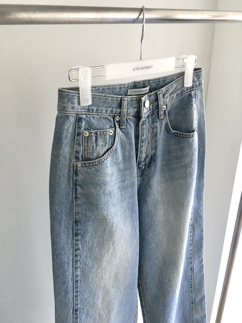 LOVE MOMENT韓國代購女士新品休閑人氣時尚熱賣真品牛仔褲LOVE MOMENT牛仔褲