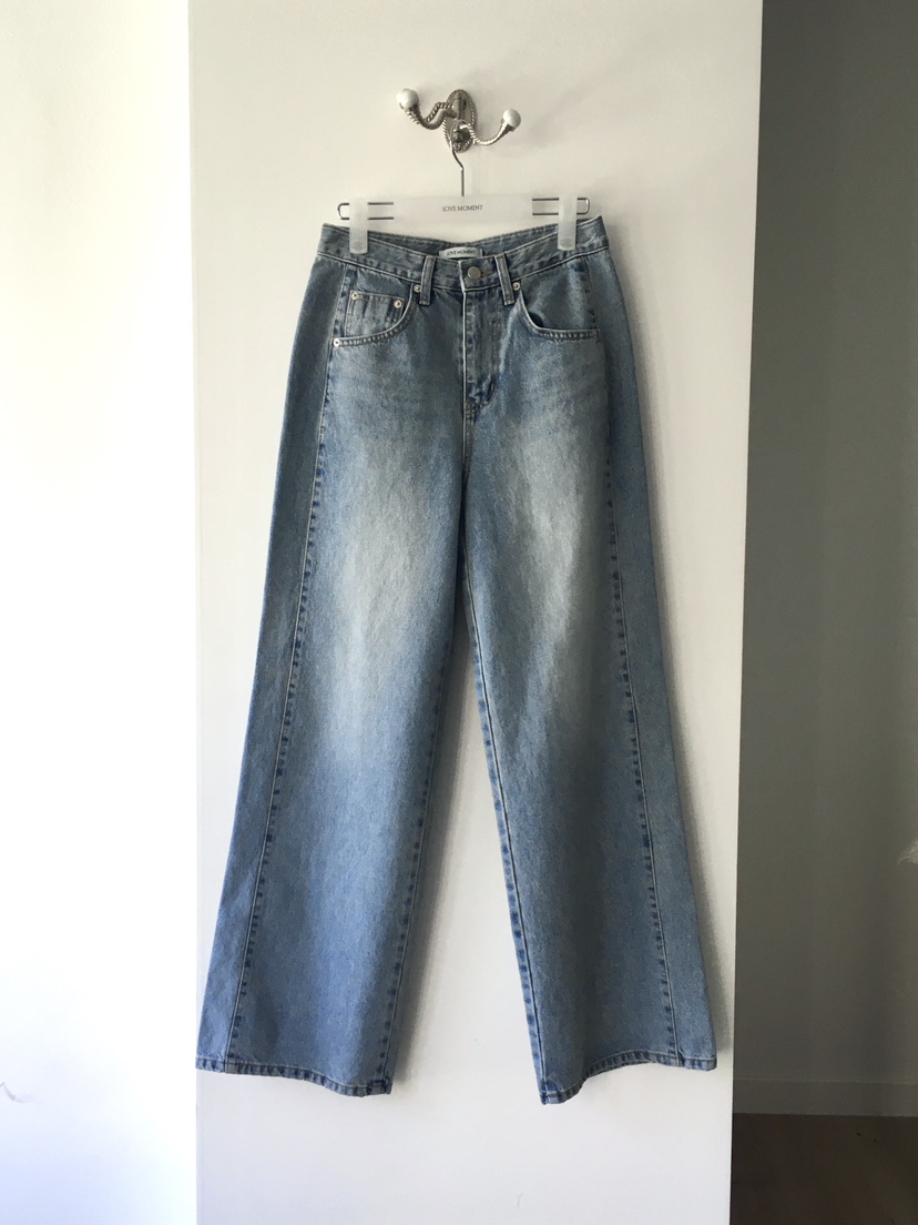 LOVE MOMENT韓國代購女士新品休閑人氣時尚熱賣真品牛仔褲LOVE MOMENT牛仔褲