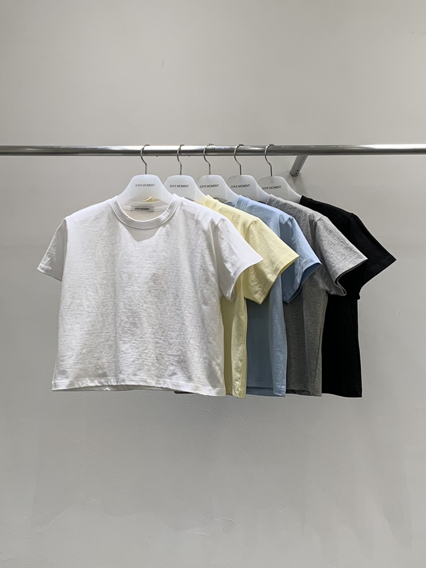 LOVE MOMENT東大門實拍女士新品推薦休閑職業人氣時尚T恤LOVE MOMENTT恤