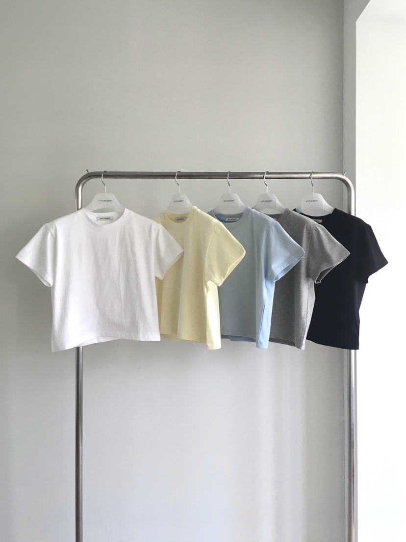 LOVE MOMENT東大門實拍女士新品推薦休閑職業人氣時尚T恤LOVE MOMENTT恤