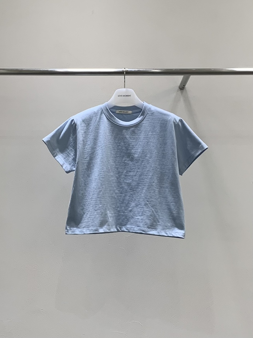 LOVE MOMENT東大門實拍女士新品推薦休閑職業人氣時尚T恤LOVE MOMENTT恤圖色3