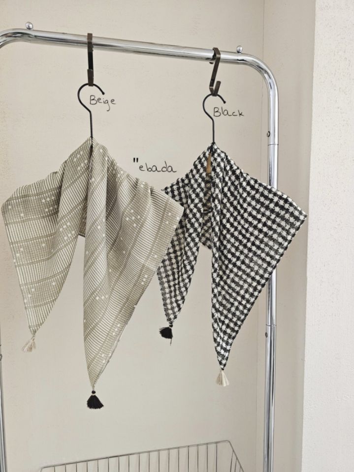 EBADA東大門代購女裝新品推薦職業26春夏時尚圍巾披肩流蘇EBADA圍巾/披肩