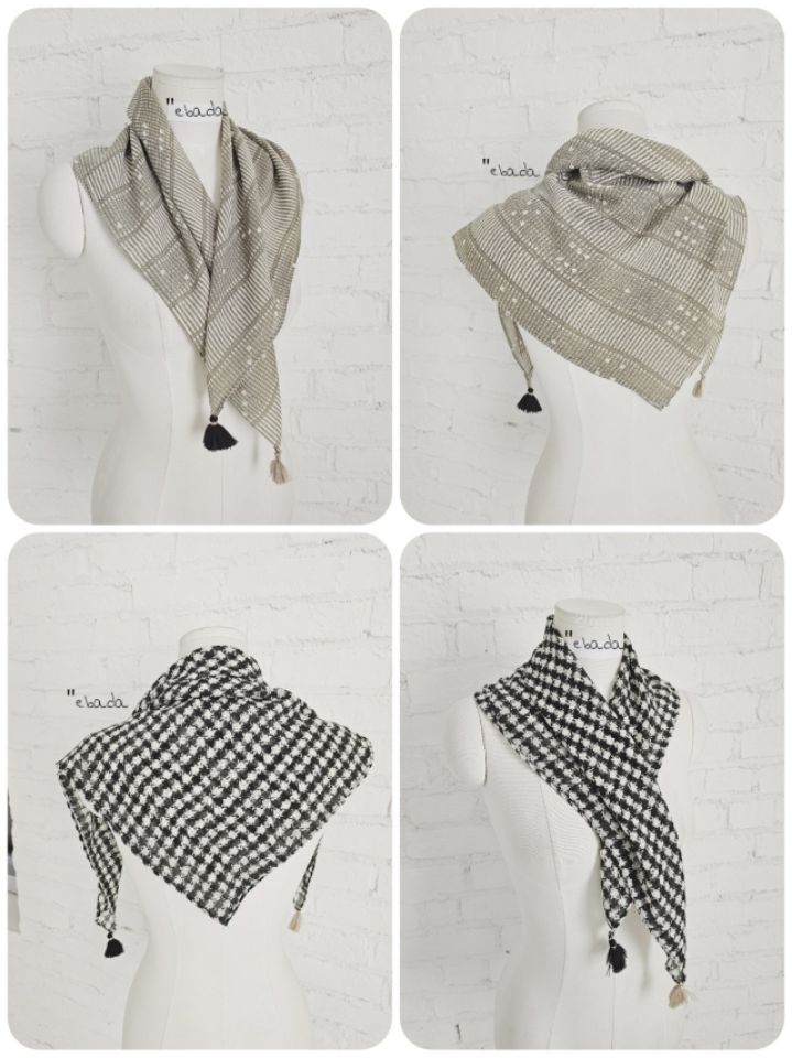 EBADA東大門代購女裝新品推薦職業26春夏時尚圍巾披肩流蘇EBADA圍巾/披肩