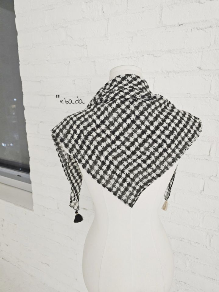 EBADA東大門代購女裝新品推薦職業26春夏時尚圍巾披肩流蘇EBADA圍巾/披肩