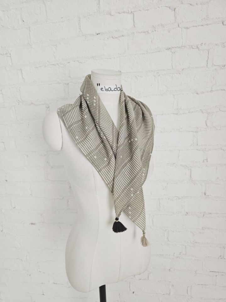 EBADA東大門代購女裝新品推薦職業26春夏時尚圍巾披肩流蘇EBADA圍巾/披肩圖色1