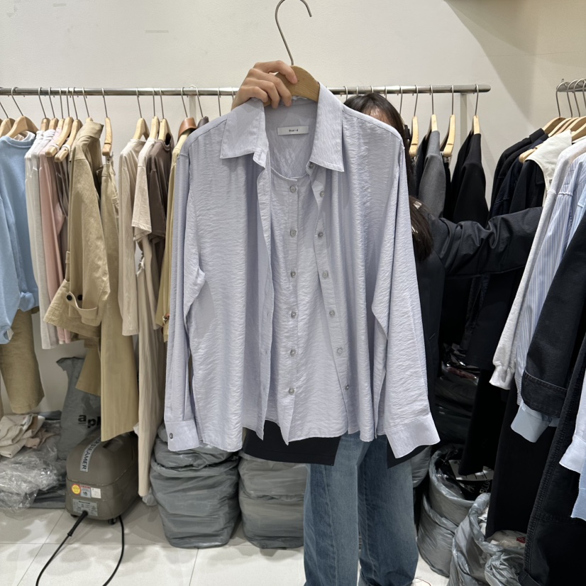 BLUEI-D/N SHARP韓國代購女士新款熱賣26春夏襯衫蕾絲衫Blue i-d/N SHARP襯衫/蕾絲衫圖色4