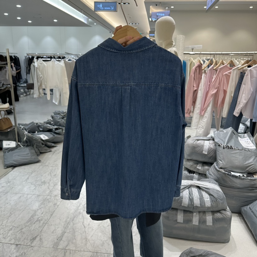 BLUEI-D/N SHARP韓國直郵女士新品26春夏職業襯衫蕾絲衫Blue i-d/N SHARP襯衫/蕾絲衫