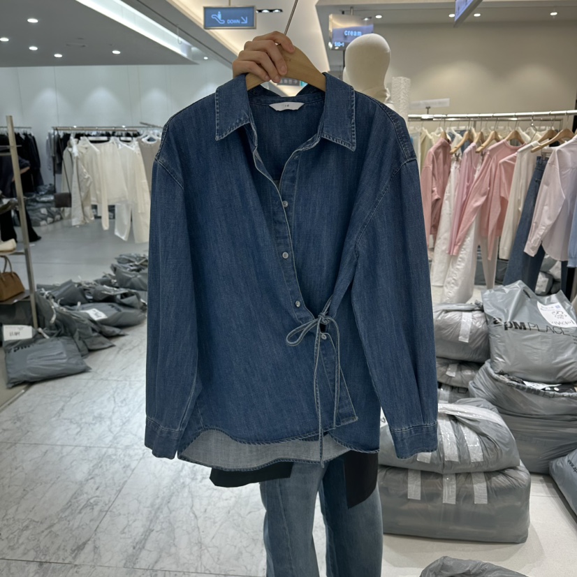 BLUEI-D/N SHARP韓國直郵女士新品26春夏職業襯衫蕾絲衫Blue i-d/N SHARP襯衫/蕾絲衫圖色2