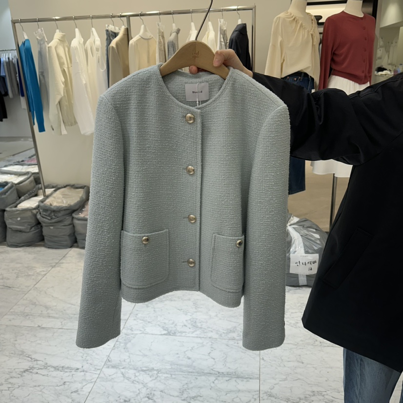 BLUEI-D/N SHARP東大門實拍女裝新品休閑熱賣職業夾克Blue i-d/N SHARP夾克圖色2