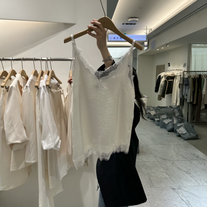 BLUEI-D/N SHARP東大門代購女士新款26春夏時尚吊帶背心Blue i-d/N SHARP吊帶/背心圖色1