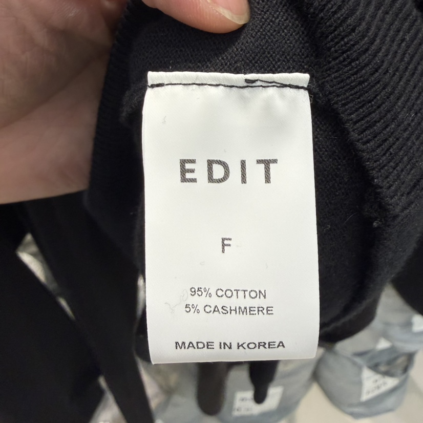 EDIT東大門實拍女裝新款休閑時尚真品人氣26春夏熱賣針織衫EDIT針織衫