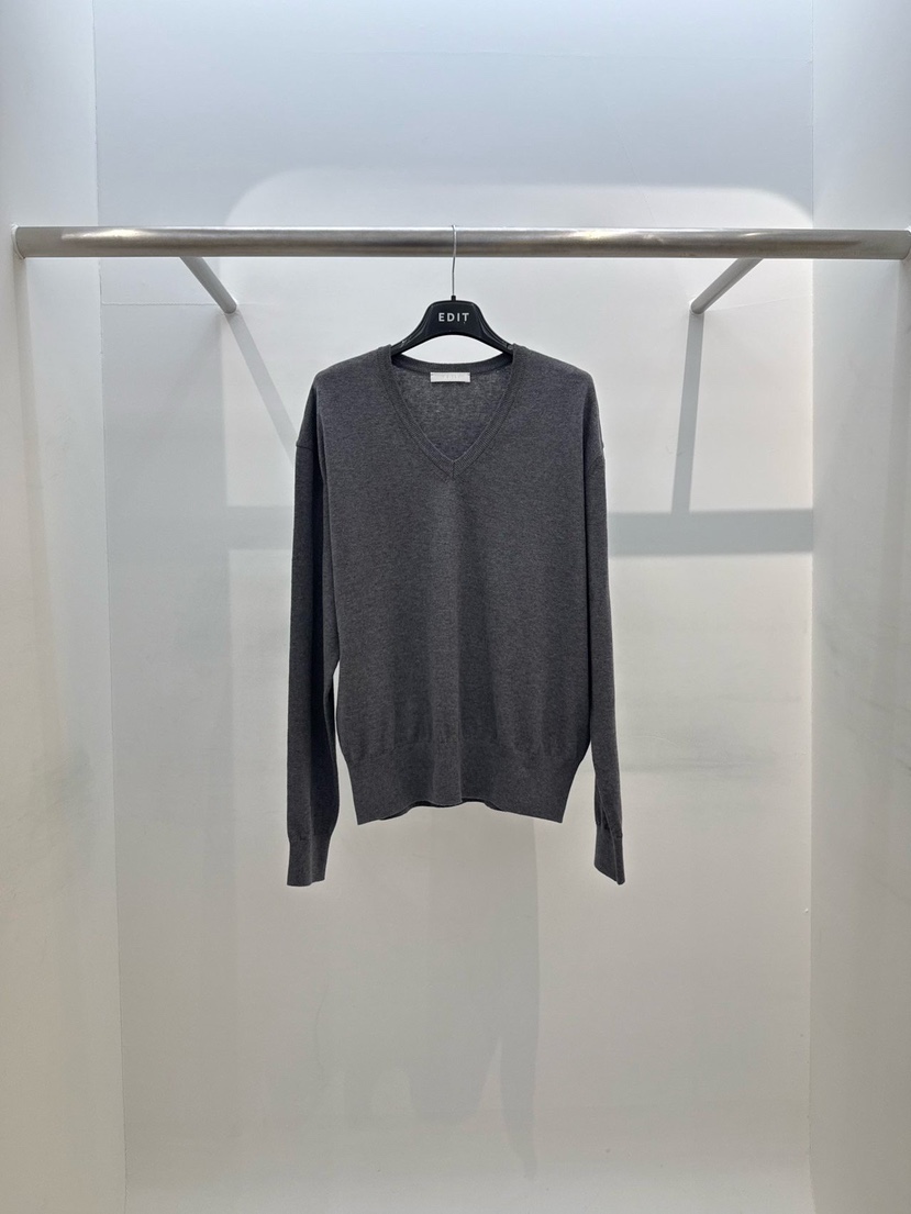 EDIT東大門實拍女裝新款休閑時尚真品人氣26春夏熱賣針織衫EDIT針織衫圖色2墨色