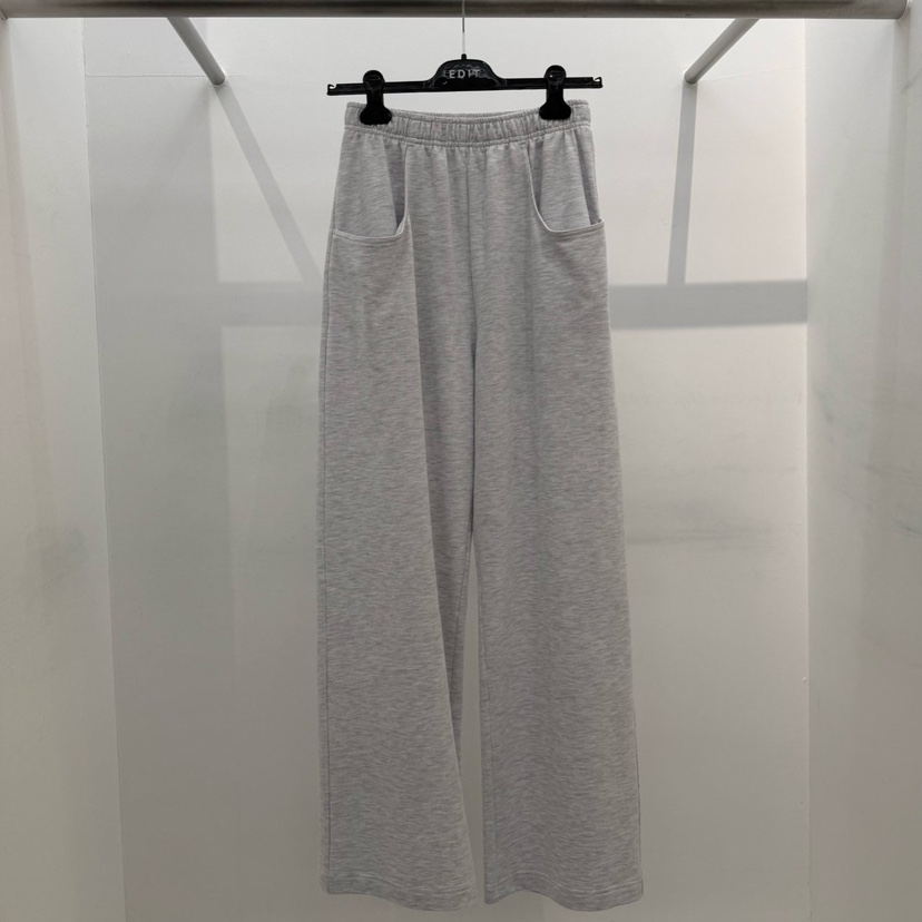 EDIT韓國代購女裝新款熱賣時尚26春夏休閑推薦職業休閑褲EDIT休閑褲圖色1灰白色