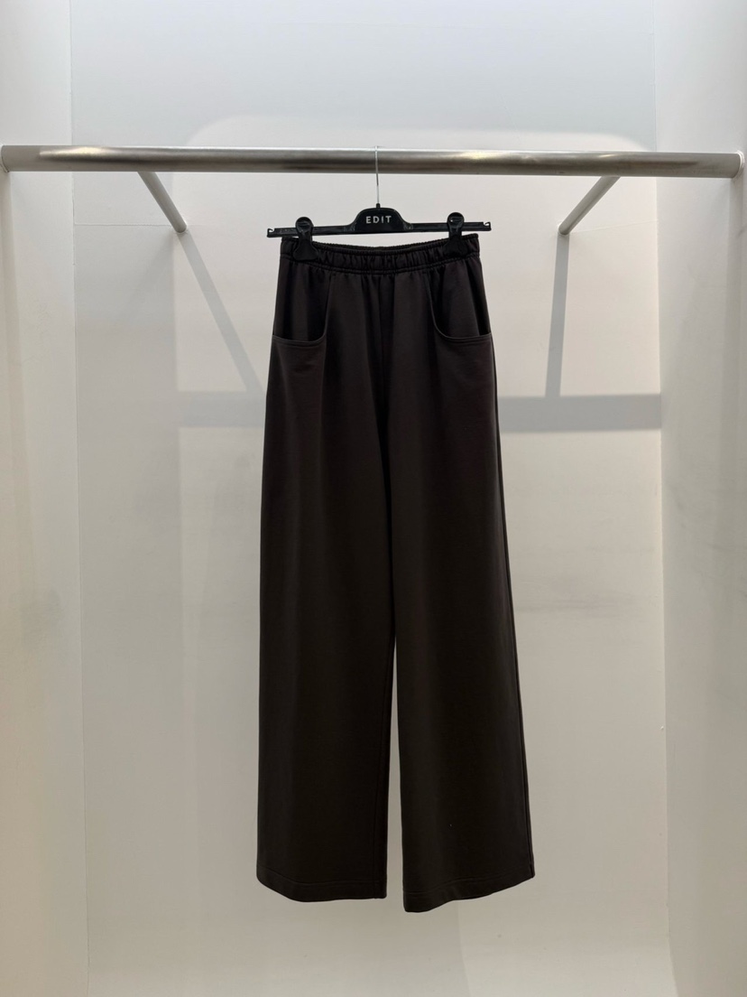 EDIT韓國代購女裝新款熱賣時尚26春夏休閑推薦職業休閑褲EDIT休閑褲圖色4墨色