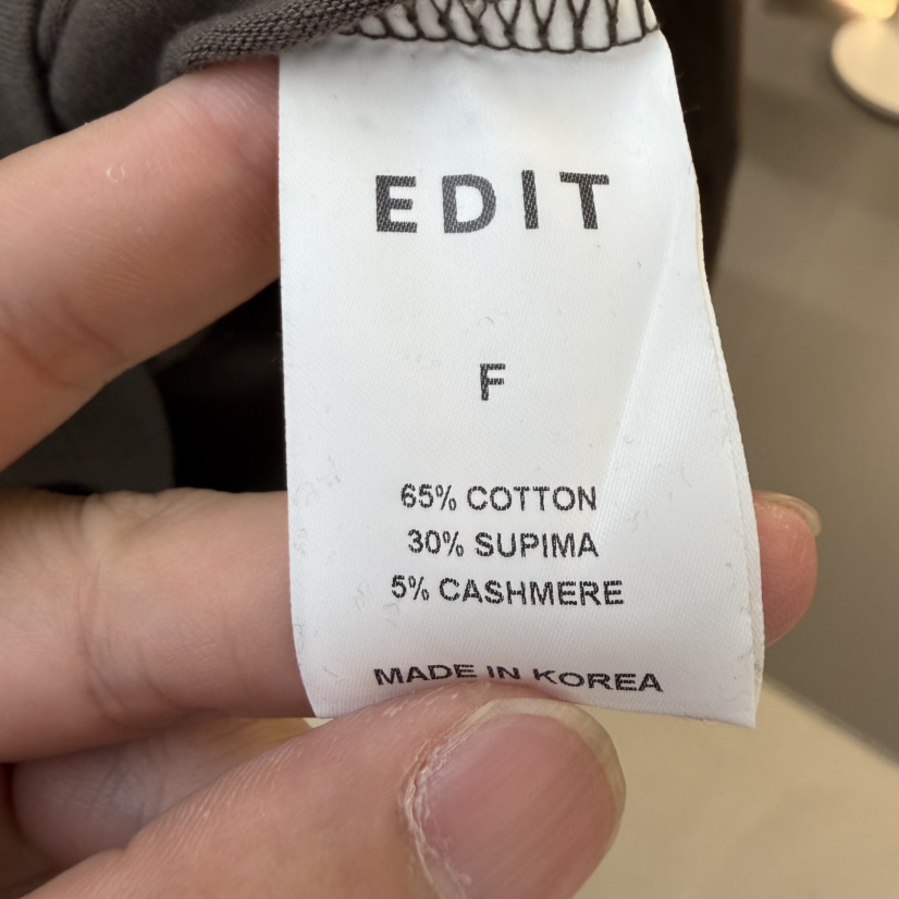 EDIT韓國直郵女裝新款真品推薦職業休閑人氣時尚26春夏T恤EDITT恤