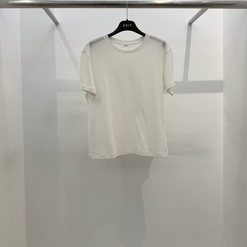 EDIT韓國直郵女裝新款真品推薦職業休閑人氣時尚26春夏T恤EDITT恤圖色1